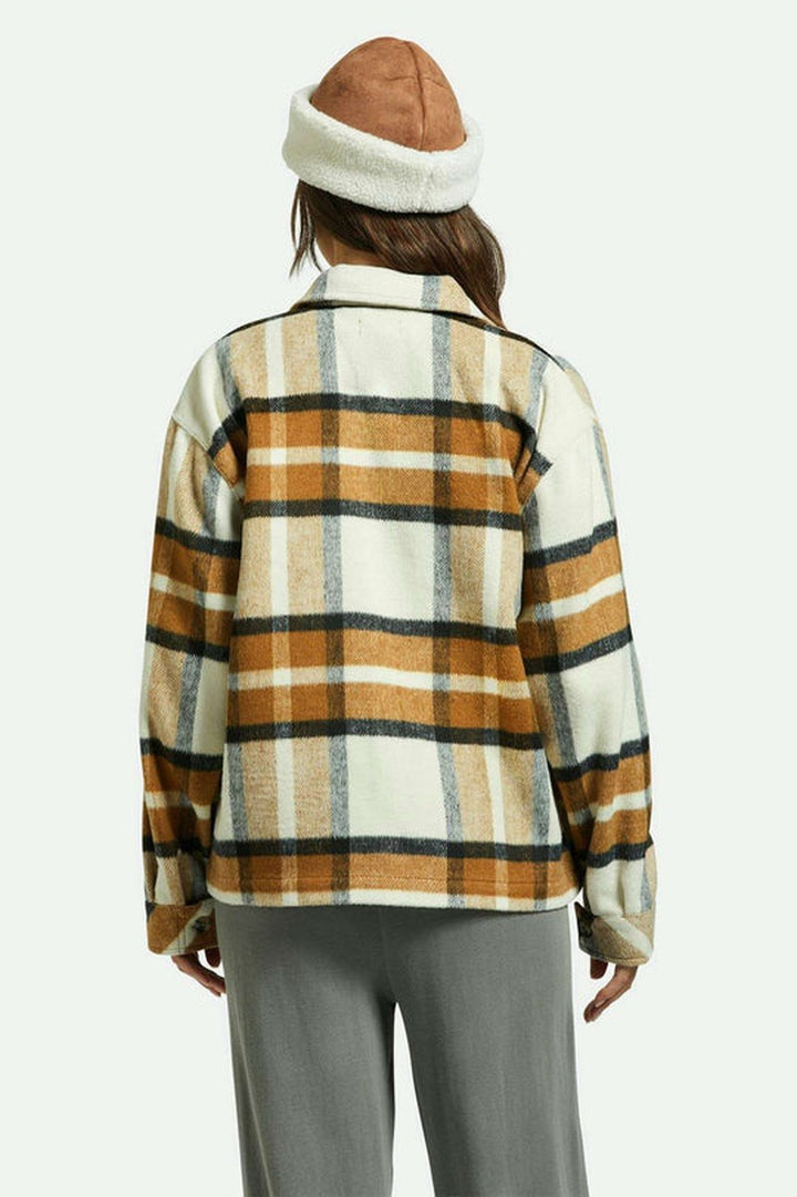 Brixton - Bowery Women's Soft Brushed Flannel in Washed Copper