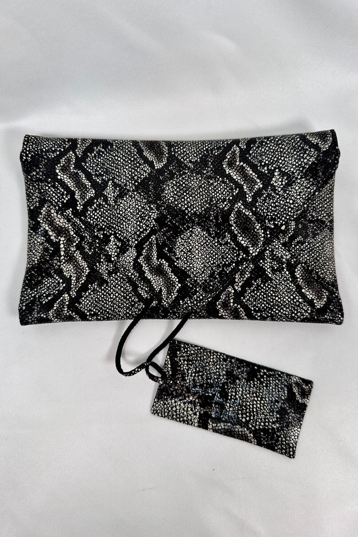 Rock Paper Scissors - "Bella" Envelope Clutch Wallet in Snake