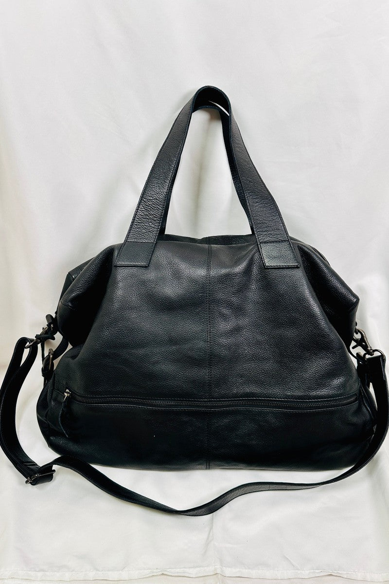 Rock Paper Scissors - "Knight" Large Duffle Bag in Black