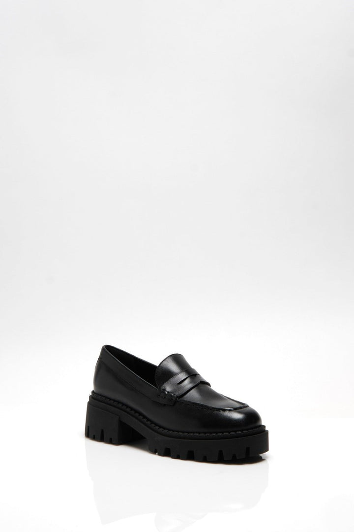 Free People - Lyra Lug Sole Loafers in Black