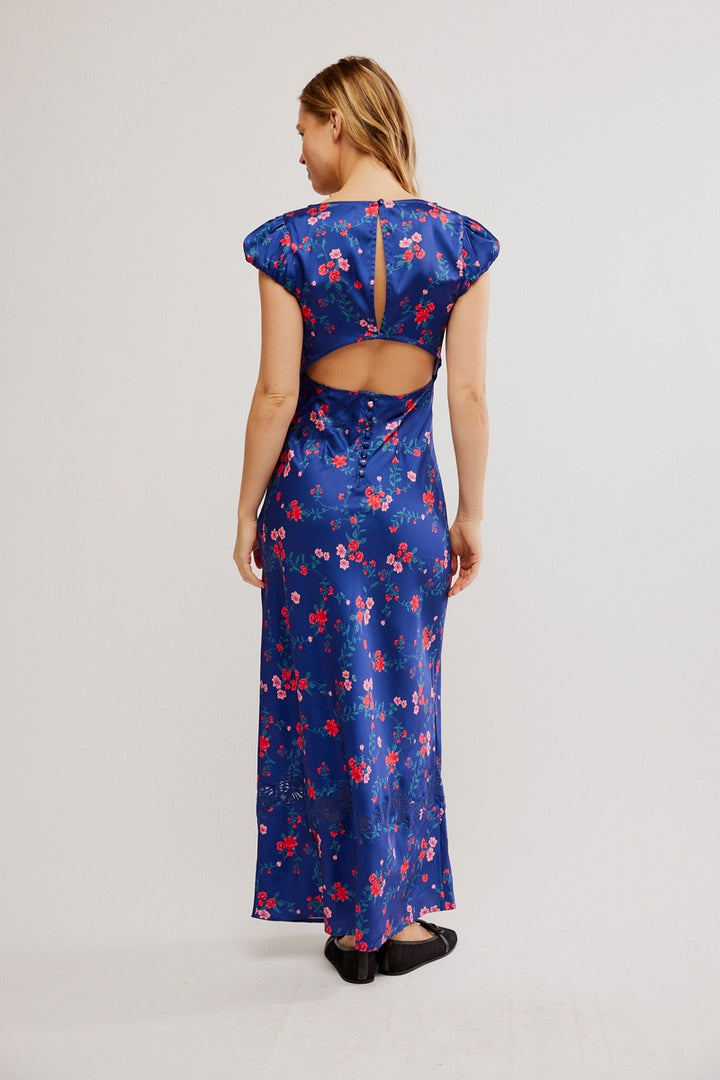 Free People - Butterfly Babe Maxi Dress in Navy Combo