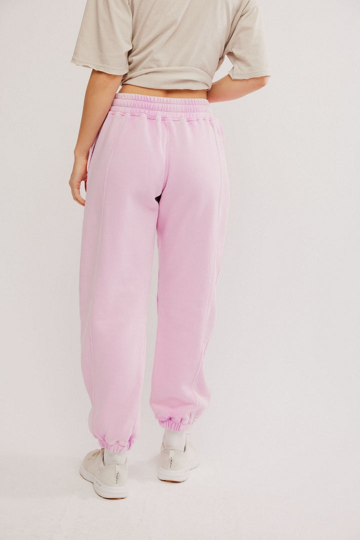 Free People Movement - Sprint To The Finish Pant in Powder Pink