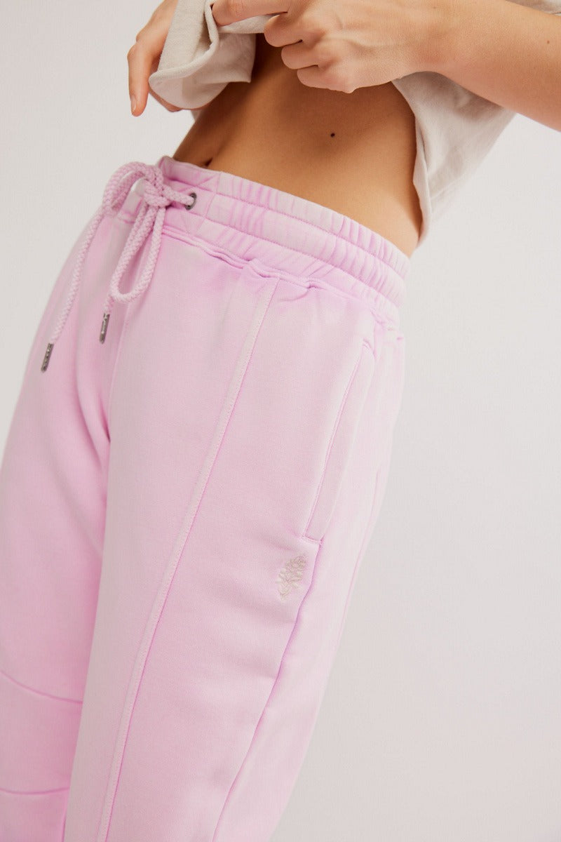 Free People Movement - Sprint To The Finish Pant in Powder Pink