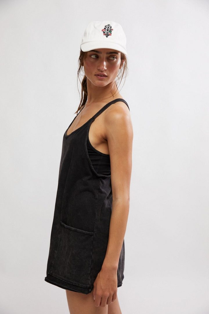 Free People Movement - Hot Shot Mini Dress in Black