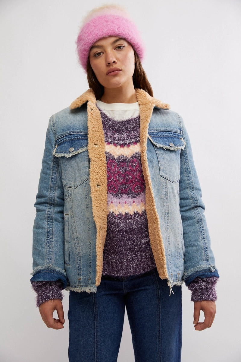 Free People - Karter Denim Jacket in Xena