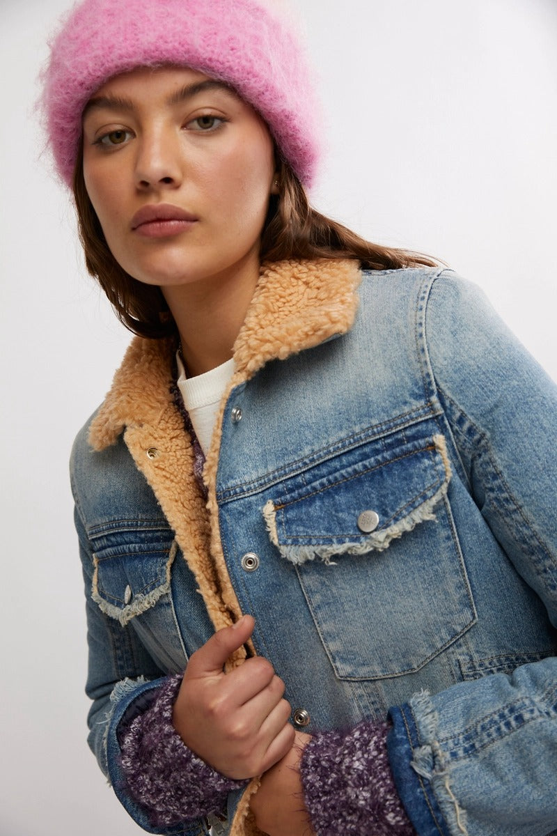 Free People - Karter Denim Jacket in Xena