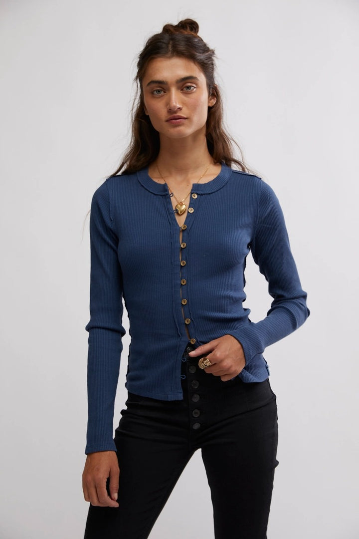 Free People - It's On Cardi in Big Dipper