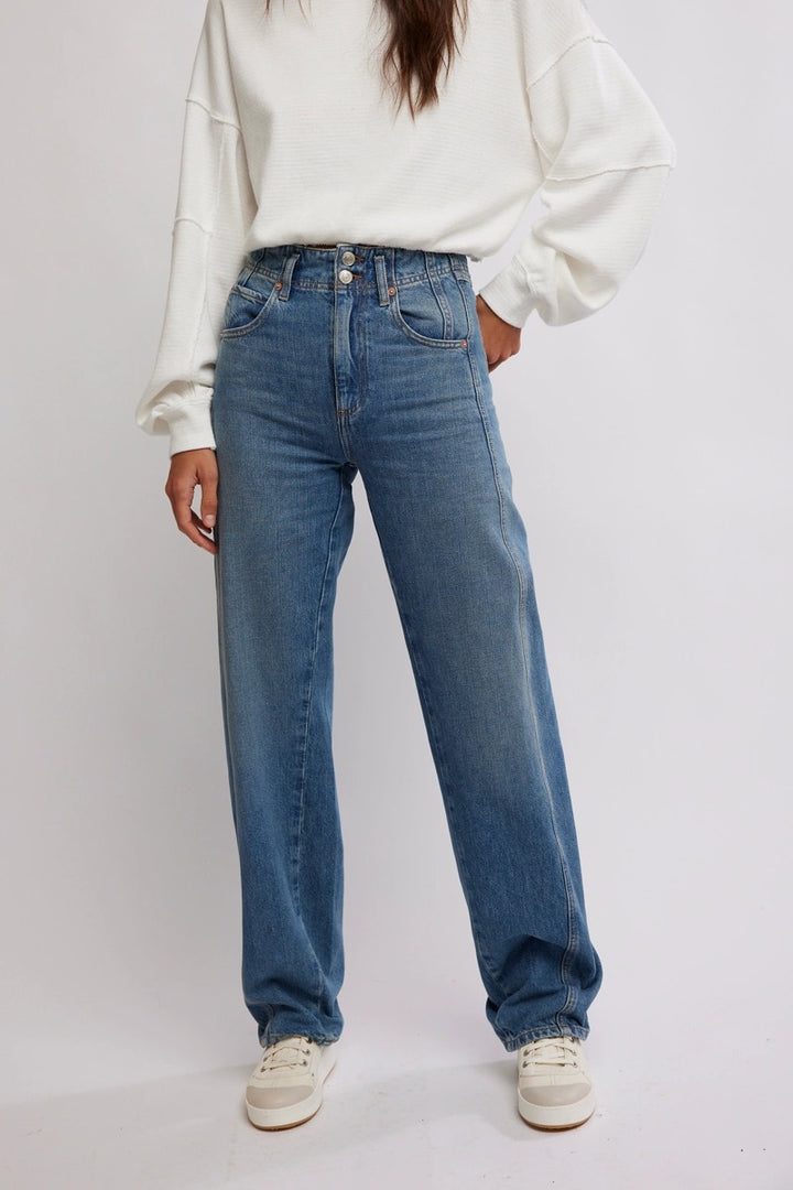 Free People - Aster Straight in Swarm