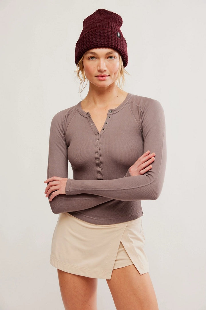 Free People Movement - Kick Off Solid Layer in Driftwood