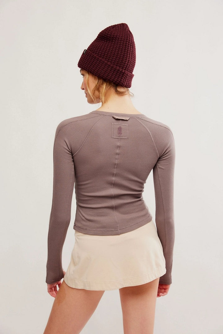 Free People Movement - Kick Off Solid Layer in Driftwood