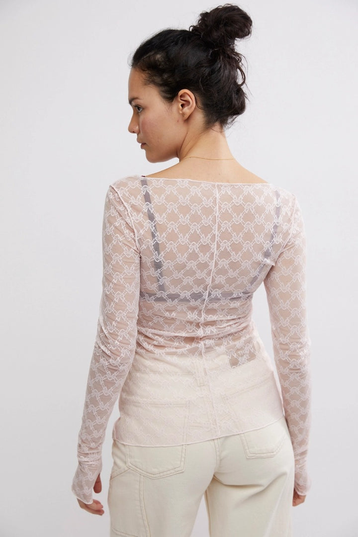 Free People - From Me To You Long Sleeve in Blossom