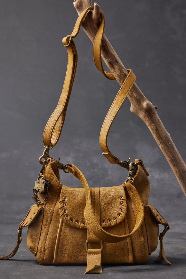 Free People - We The Free Baby Leigh Distressed Tote in Bronze