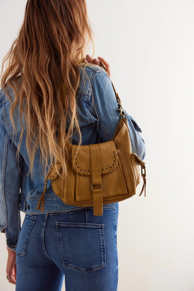 Free People - We The Free Baby Leigh Distressed Tote in Bronze