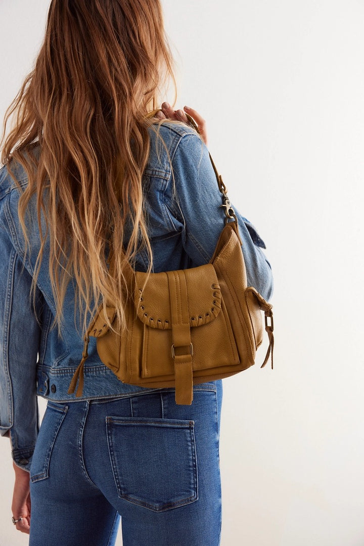 Free People - We The Free Baby Leigh Distressed Tote in Bronze