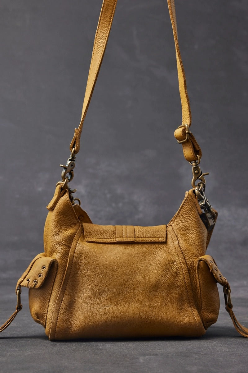 Free People - We The Free Baby Leigh Distressed Tote in Bronze