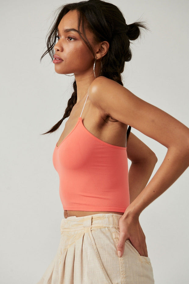 Free People - Skinny Strap Seamless Brami in Watermelon – Blue Ox Boutique