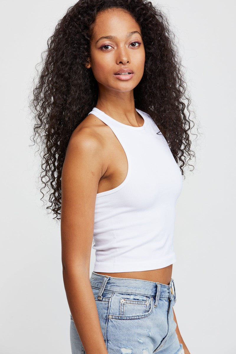 Free People - Hayley Racerback Brami in White