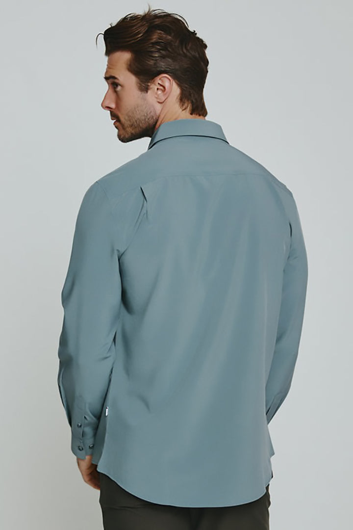 7DIAMONDS - Liberty™ 4-Way Stretch Long Sleeve in Seafoam