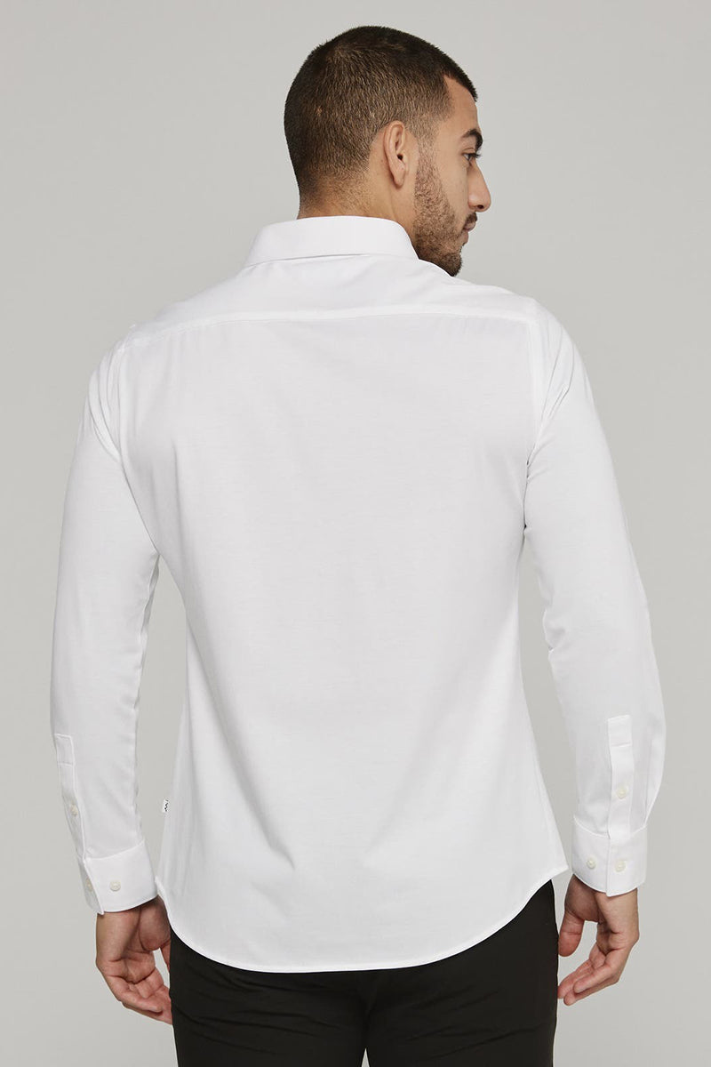 7DIAMONDS - Girona Long Sleeve Shirt in White