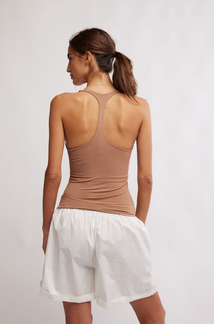 Free People - Clean Lines Racerback in Brown