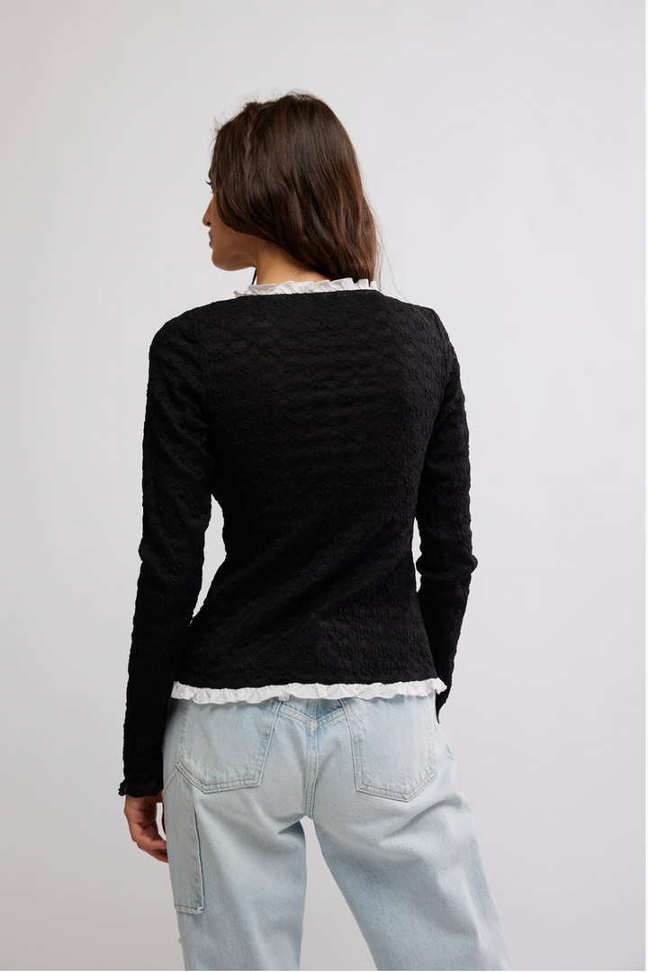 Free People - Blackbird Cardi in Black