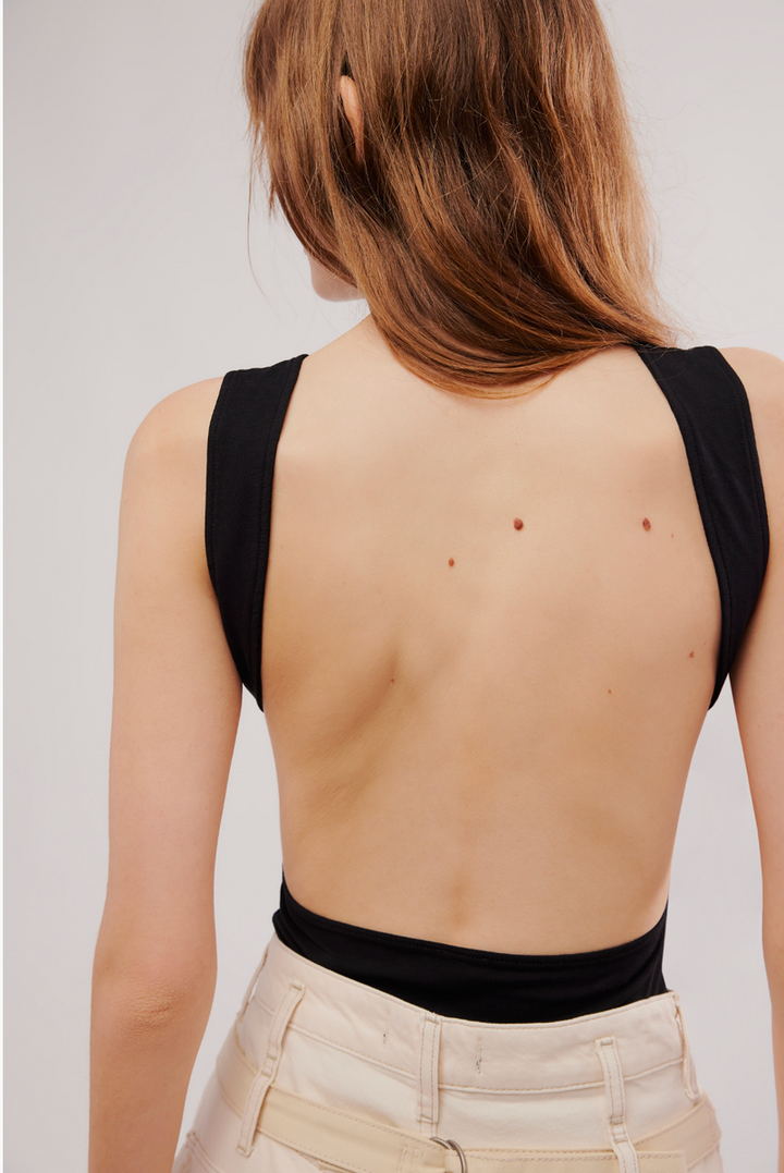 Free People - Wear It Out Backless Cami in Black