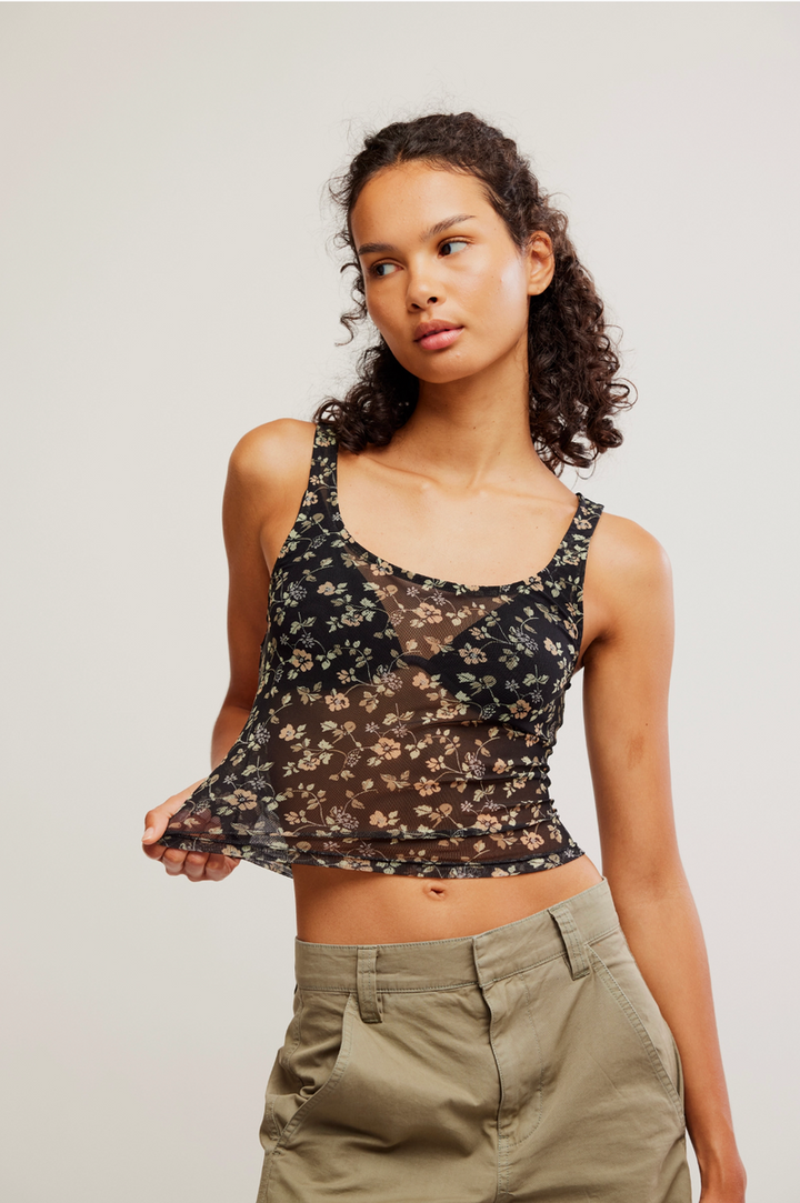 Free People - Twosie For One Top Set in Black Combo