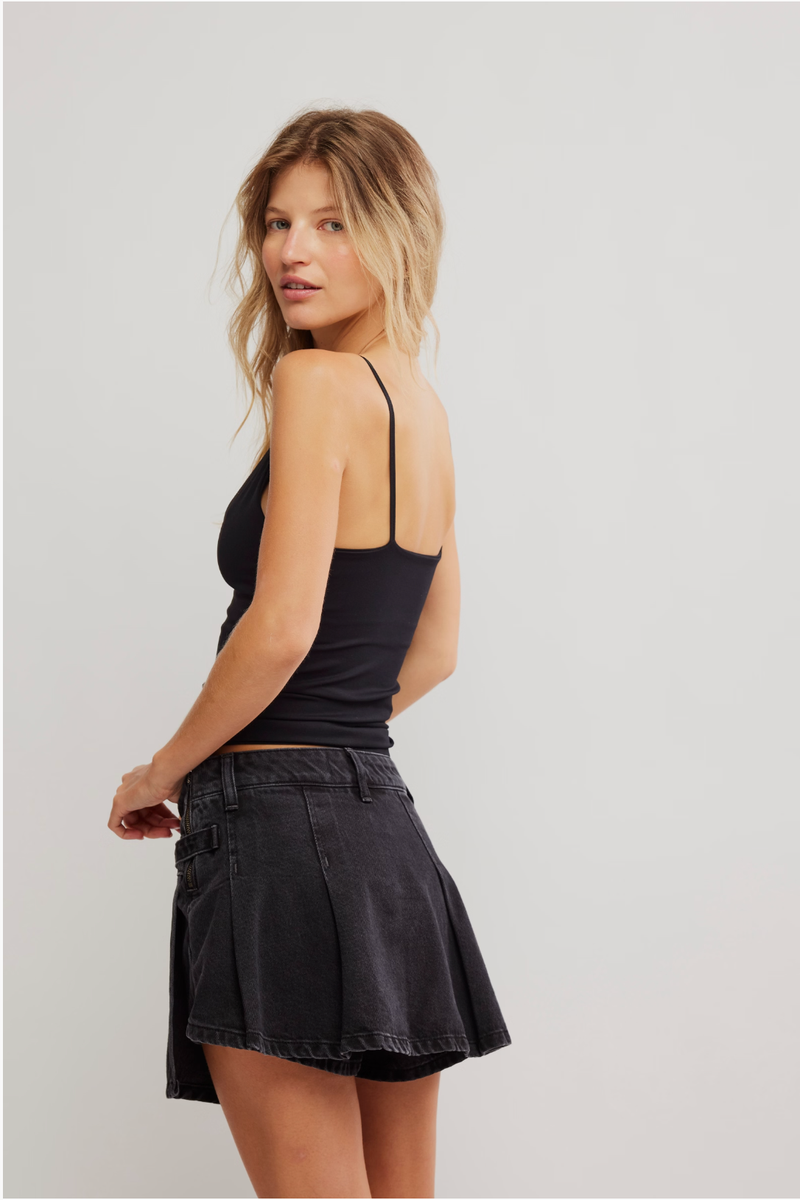 Free People - Seamless V-Neck Cami in Black