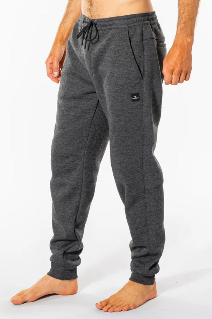 Rip Curl - Departed Anti-Series Trackpant in Charcoal Marle