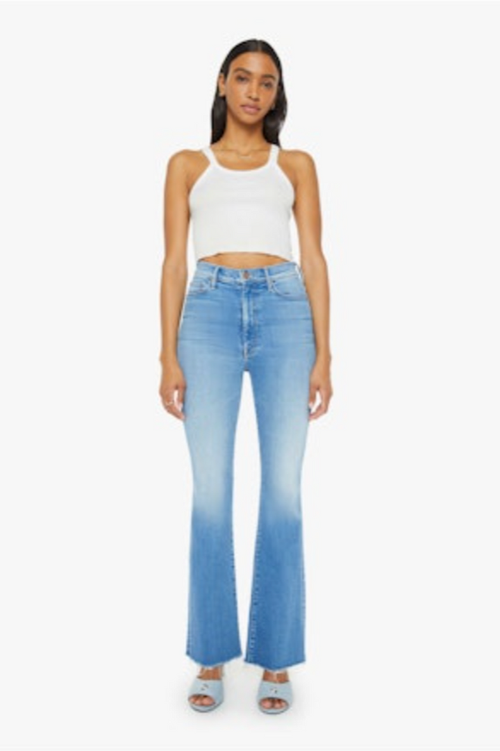 Mother Denim - High Waist Weekender Fray in Read Between The Lines