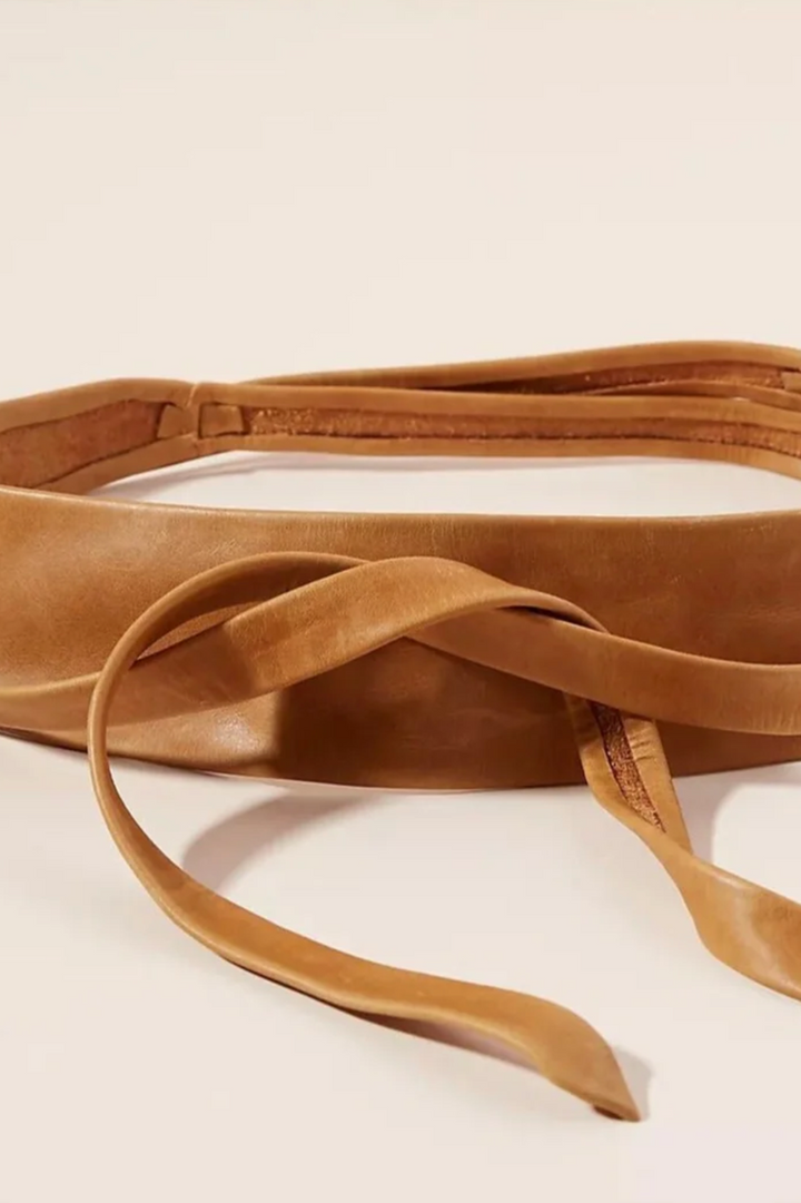 ADA Collection Belts - Wrap Belt in Caramel