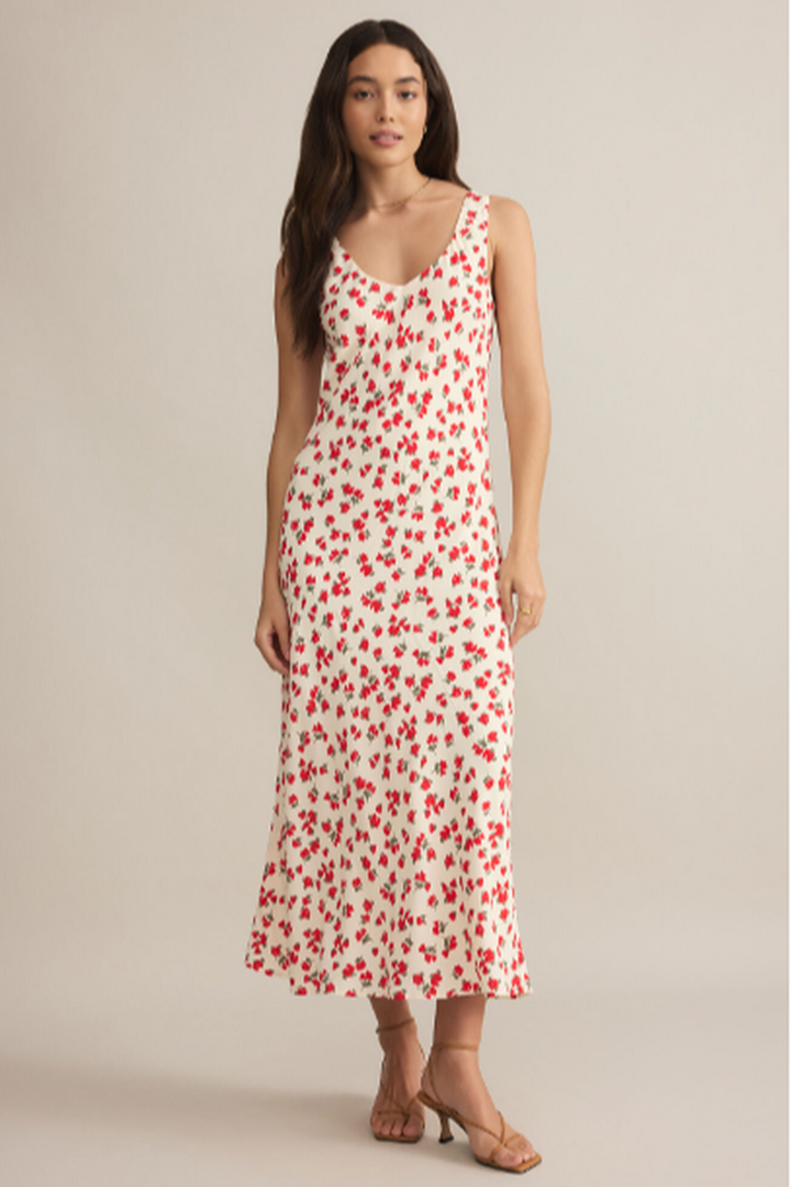 Z Supply - Hana La Rosa Ditsy Maxi Dress in Sea Salt