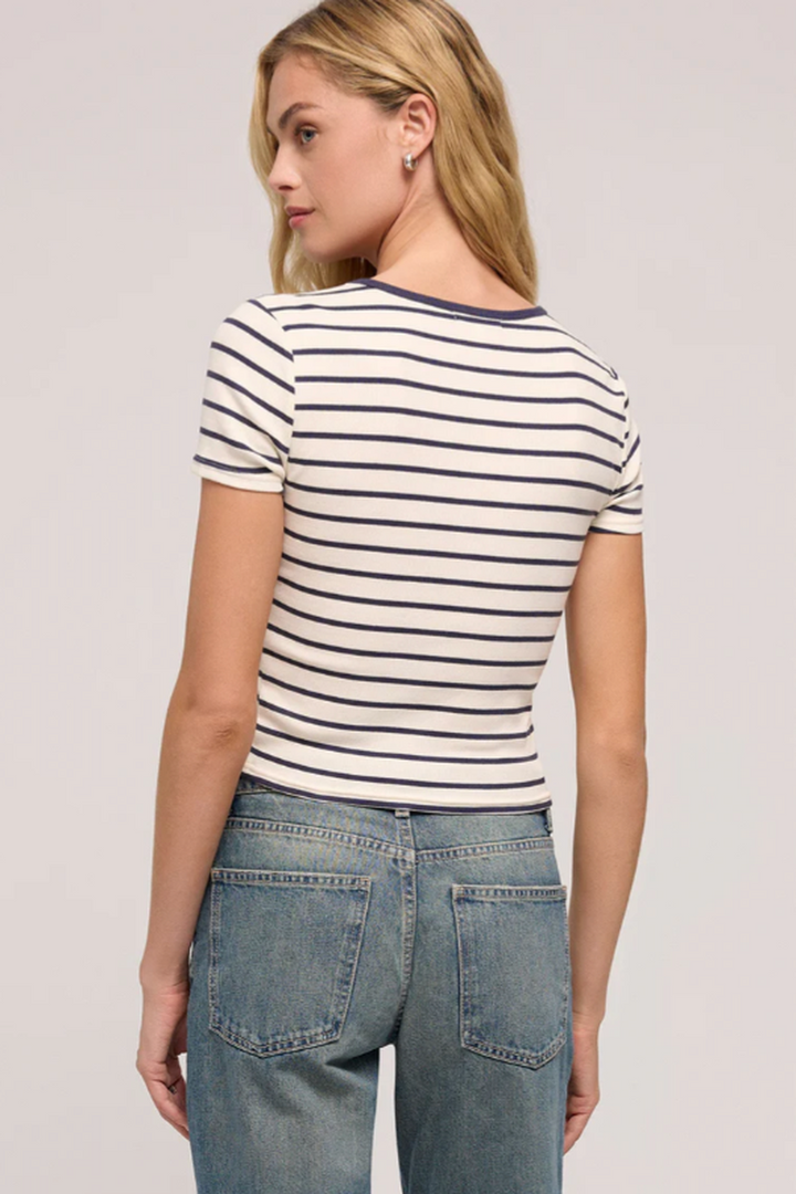 Z Supply - Saxton Striped Tee in Supernova