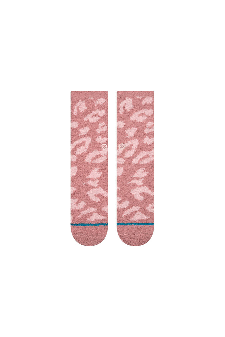 Stance - Women's Cozy Crew Socks in Purrfect - Dusty Rose