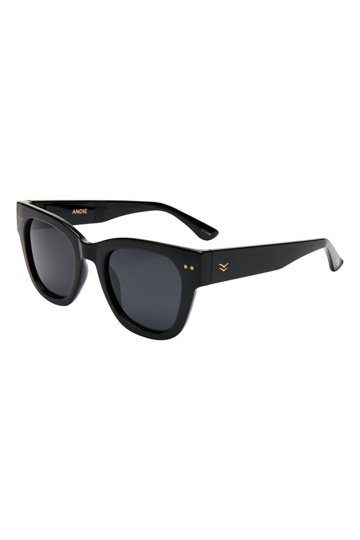 I-SEA - Andie with Black Frames and Smoke Polarized Lenses