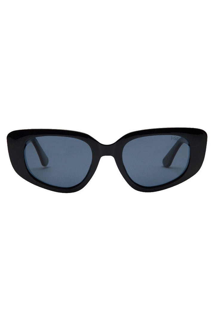 I-SEA - Audrey with Black Frames and Smoke Polarized Lenses