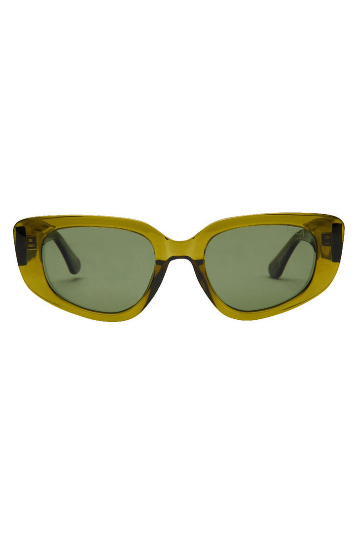 I-SEA - Audrey with Olive Frames and Green Polarized Lenses