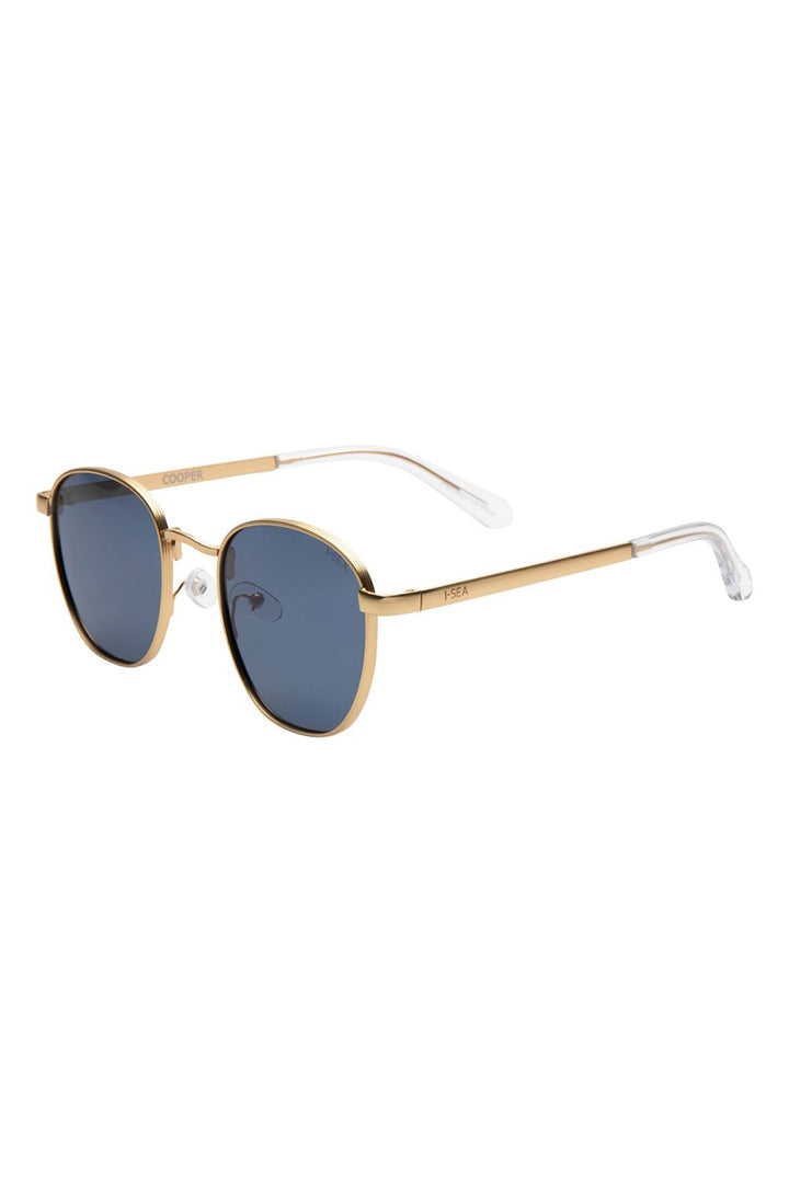 I-SEA - Cooper with Gold Frame and Navy Polarized Lenses