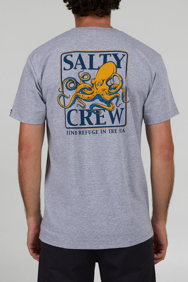 Salty Crew - Ink Slinger Classic Short Sleeve Tee in Athletic Heather