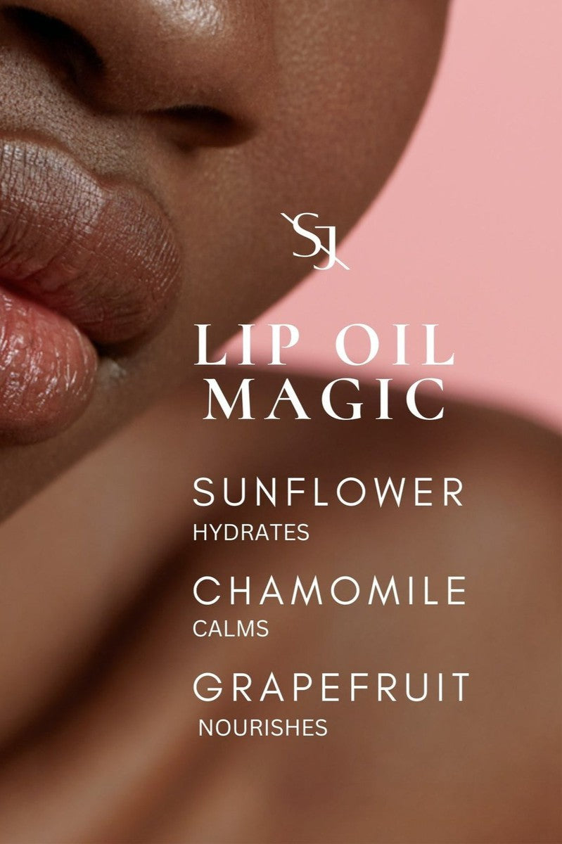 SAINT JANE - Luxury Lip Oil - Hydrating Vitamin C, Chamomile and Aloe in Calm