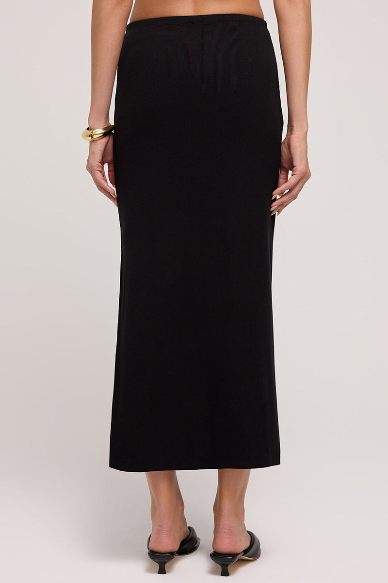 Z Supply - Jalen Midi Skirt in Black