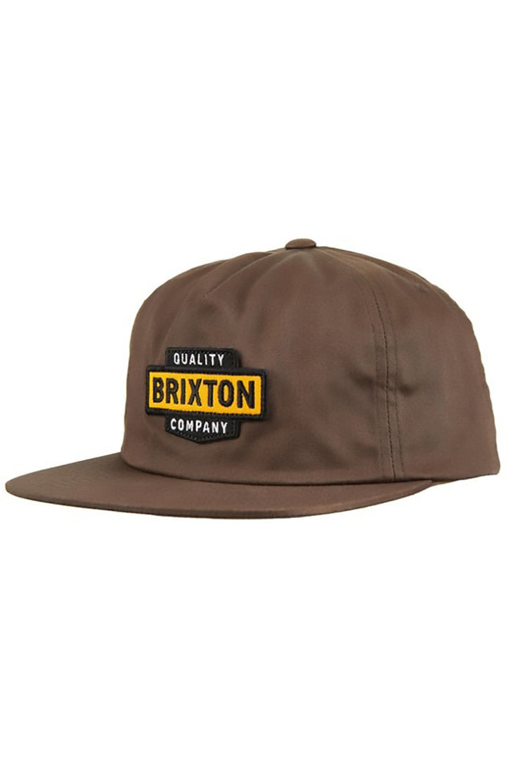 Brixton - Osborn MP Snapback Hat in Pinecone Brown