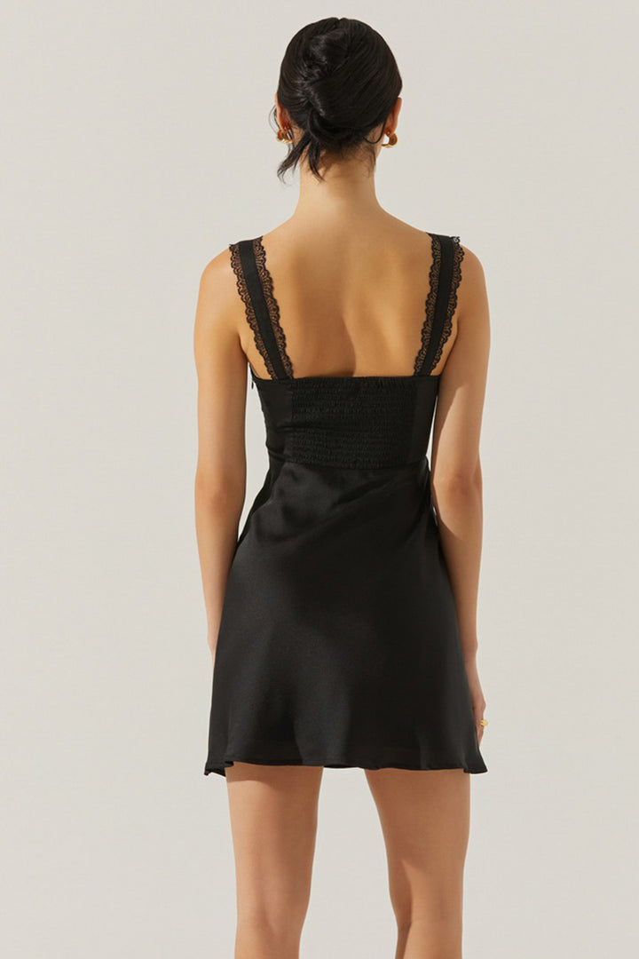 Astr - Alva Mini Dress in Black