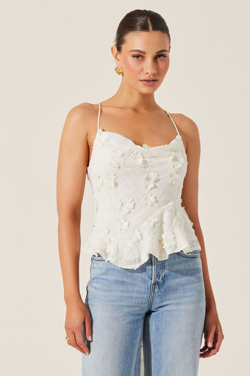 Astr - Everli Top in Cream