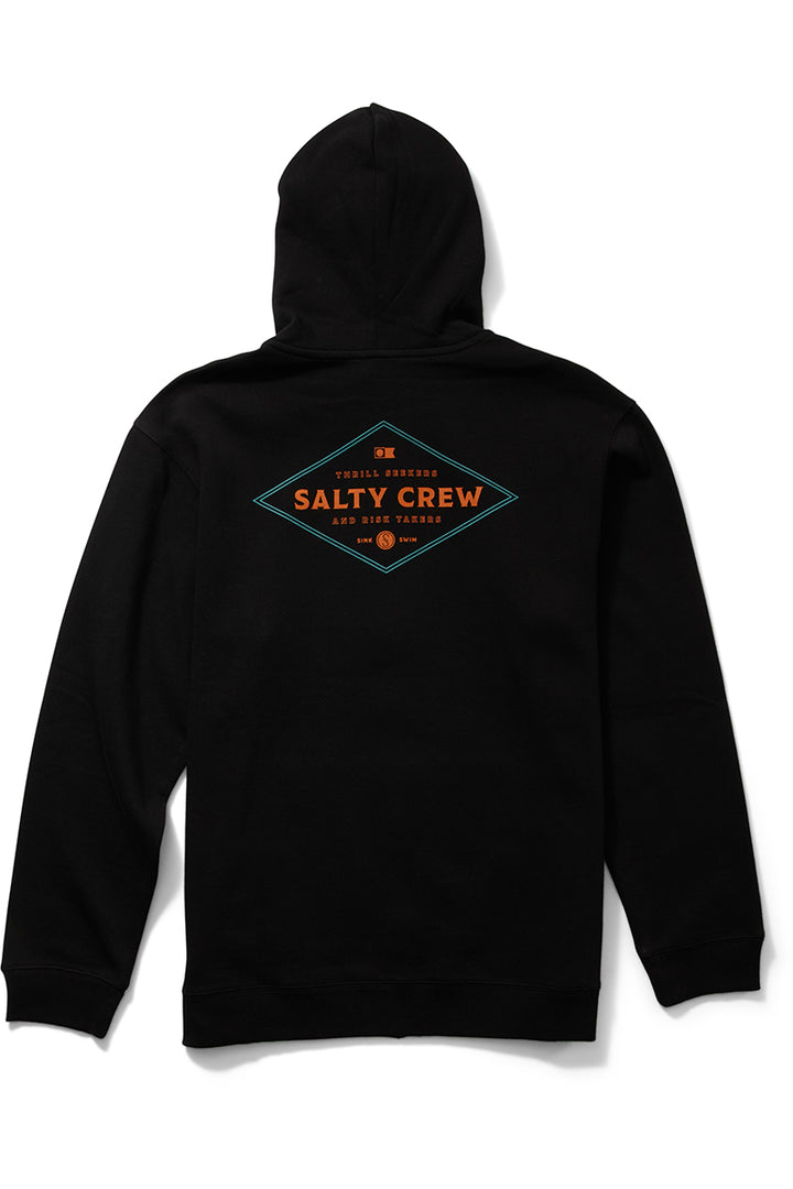 Salty Crew - Double Diamond Zip Fleece in Black