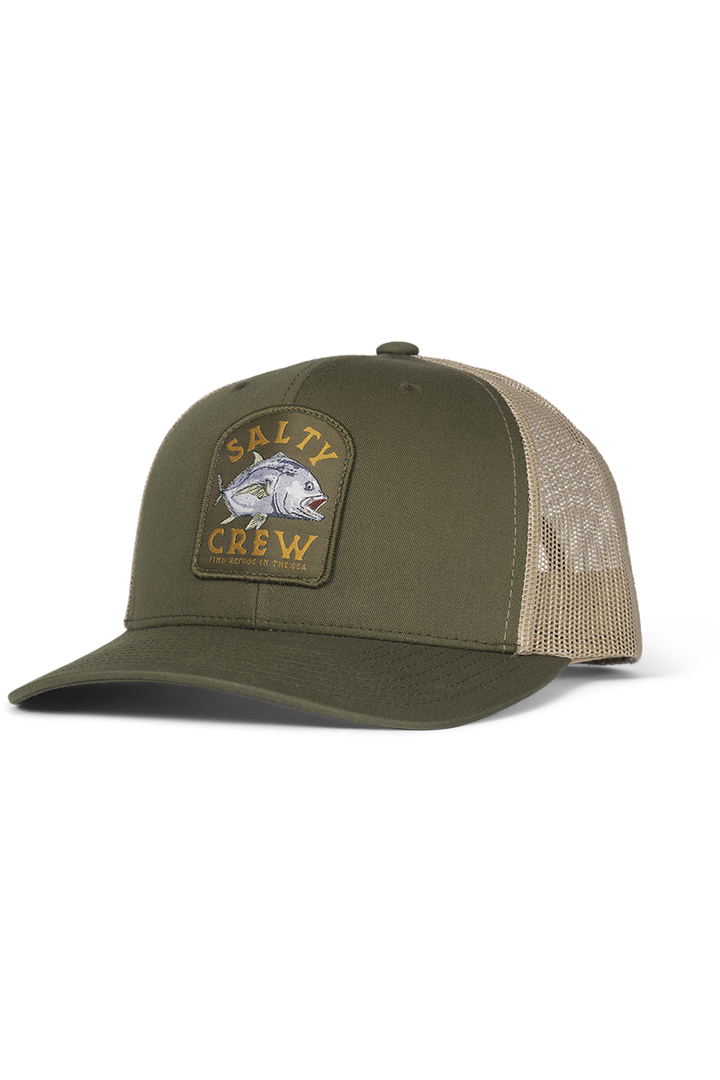 Salty Crew - Ultra Retro Trucker in Moss/Khaki