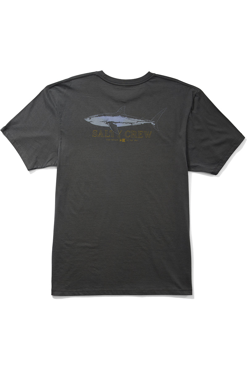 Salty Crew - Brother Bruce Short Sleeve Premium Tee in Charcoal