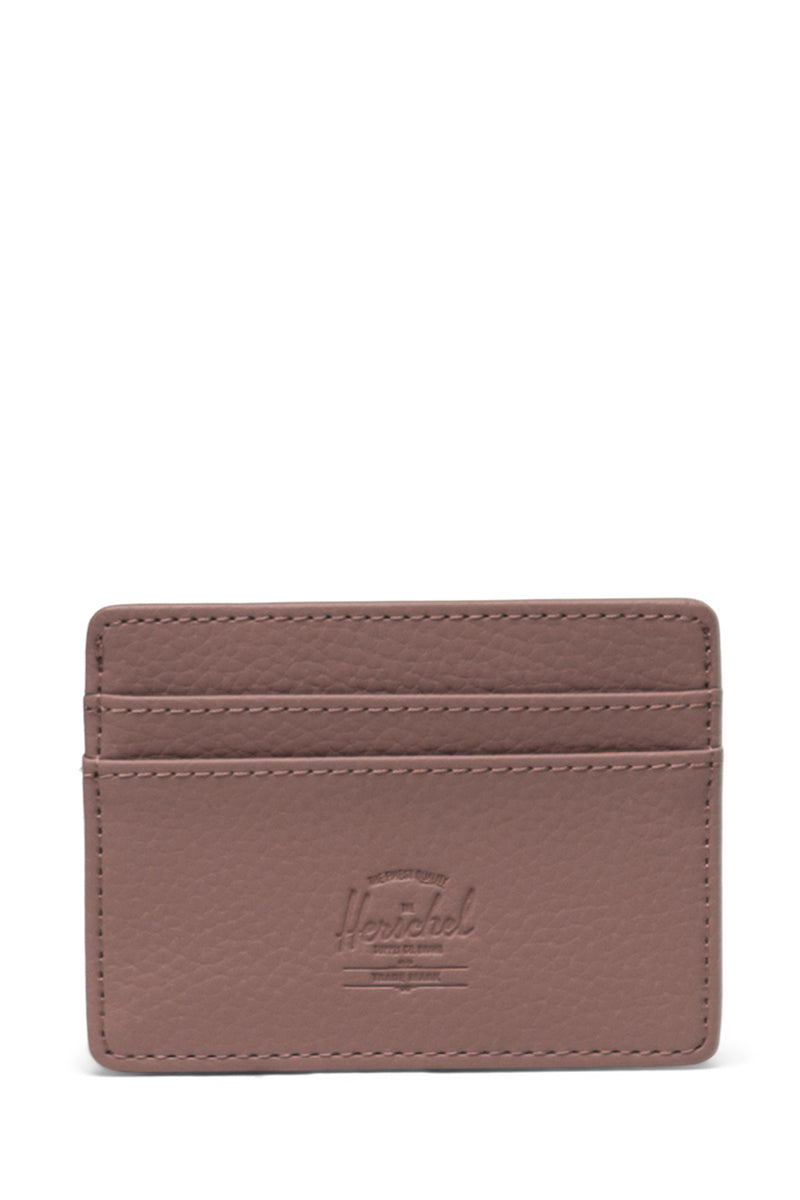 Herschel - Charlie Cardholder Wallet | Vegan Leather in Ash Rose