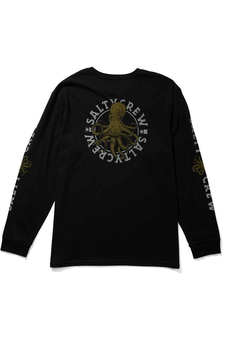 Salty Crew - Tentacles Long Sleeve Premium Tee in Black