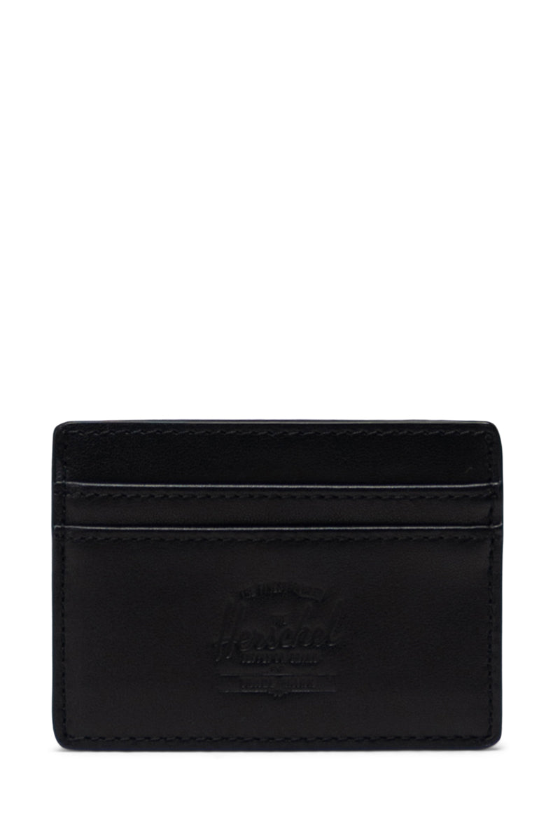 Herschel - Charlie Cardholder Wallet Leather in Black